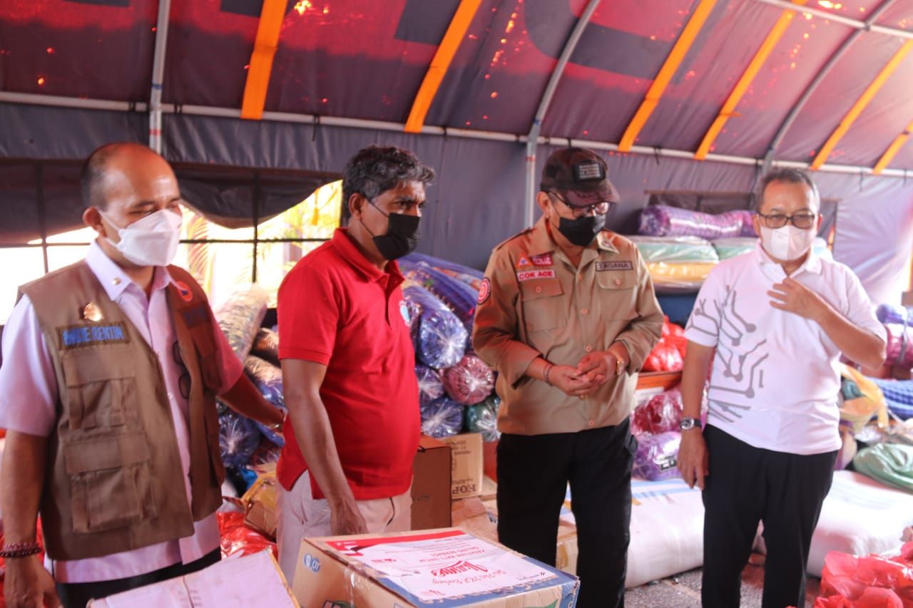 podiumnews.com-Cok Ace Beri Perhatian Pemulihan Trauma Pasca Gempa